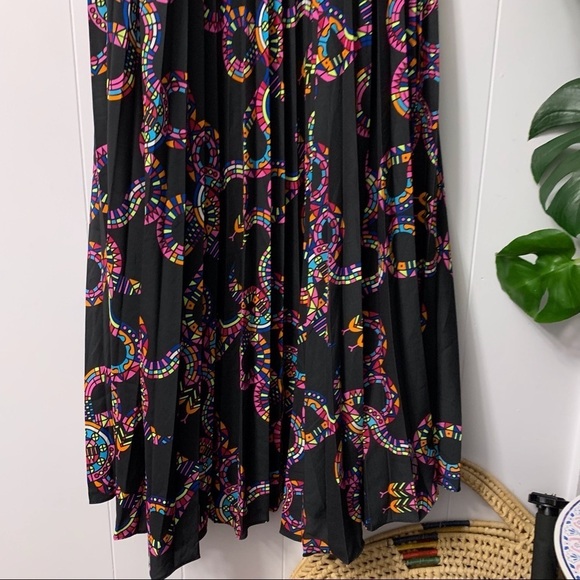 Mara Hoffman Snake Print Maxi Skirt Long Designer Boutique Rare Pleated Pattern - Picture 12 of 14